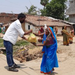 Food Distribution in Fatehpur, Gaya, Bihar