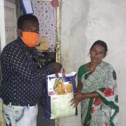 Relief work in Nizamabad, Telangana