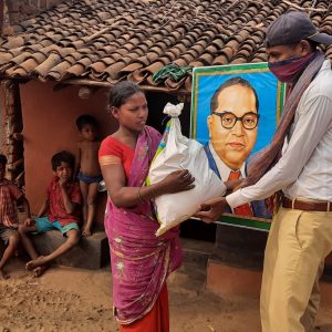 Ration distribution at 5 villages of Rayagada, Orissa